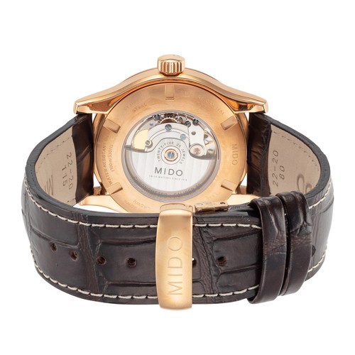 Pre-owned Mido Men's Multifort 42mm Automatic Watch M0054313603100