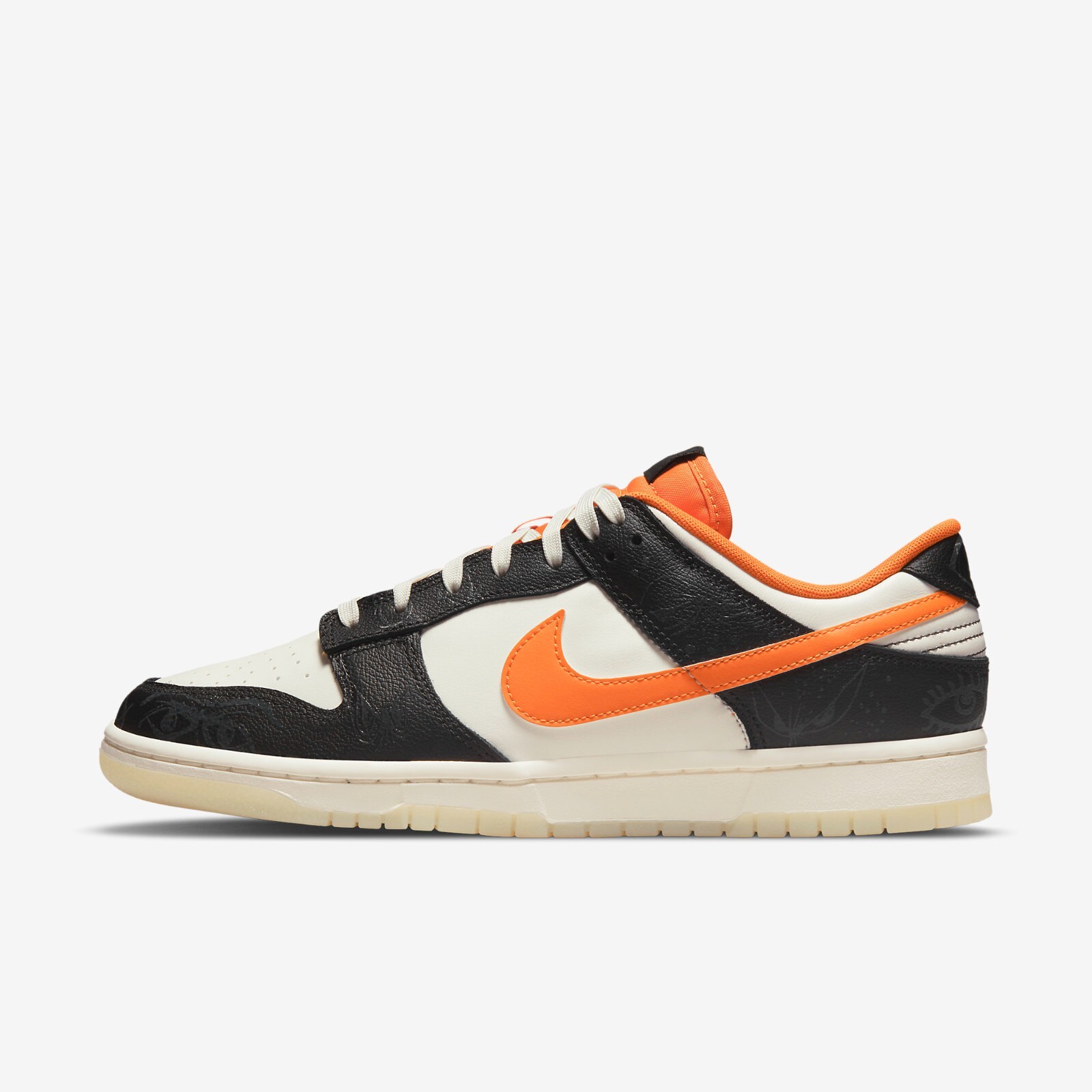 

Мужские кроссовки Nike Dunk Low Retro PRM Halloween DD3357-100, Sail/starfish-black, Nike Dunk Retro Low