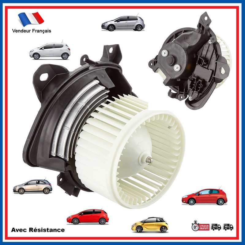 Moteur Electrique Avec Resistance De Chauffage PrÃ©Vu Fiat Grande Punto 55702444