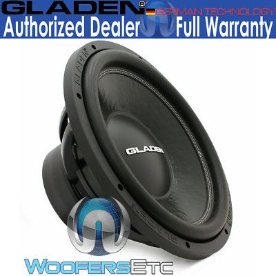 GLADEN SQX15 15'' SUB 700W RMS 4-OHM SOUND QUALITY SUBWOOFER BASS CAR SPEAKER NEW