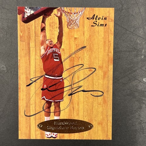 1997-98 Genuine Article Hardwood Series #11 ALVIN SIMS Auto /7500