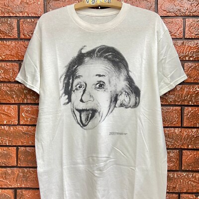 Vintage 90s Albert Einstein ''Iconic Tongue'' Photography by Arthur Sasse T Shirt