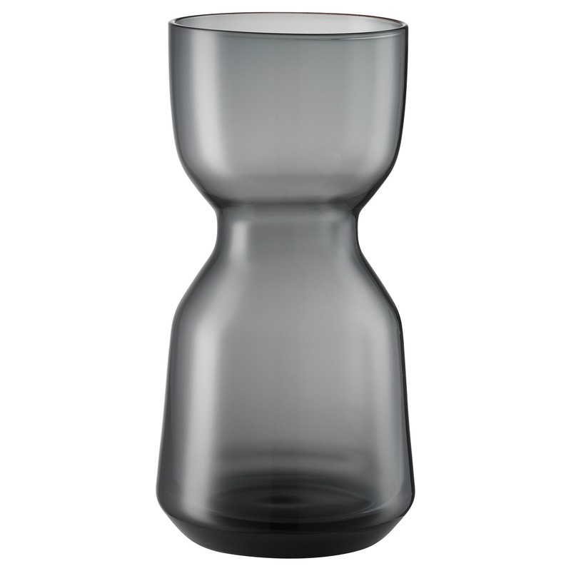 Ikea Vases Bowls Omtanksam Vase Dark Grey 15 Cm Ebay
