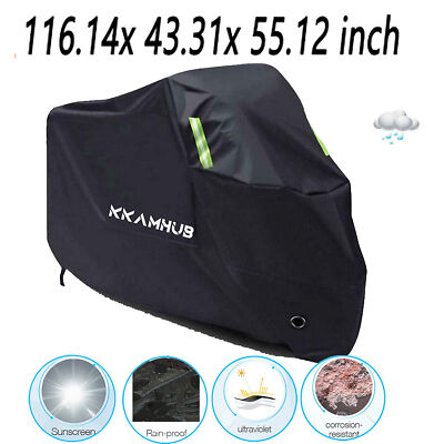 4XL Motorcycle Cover Waterproof Outdoor Rain Dust for Kawasaki Vaquero Cruiser