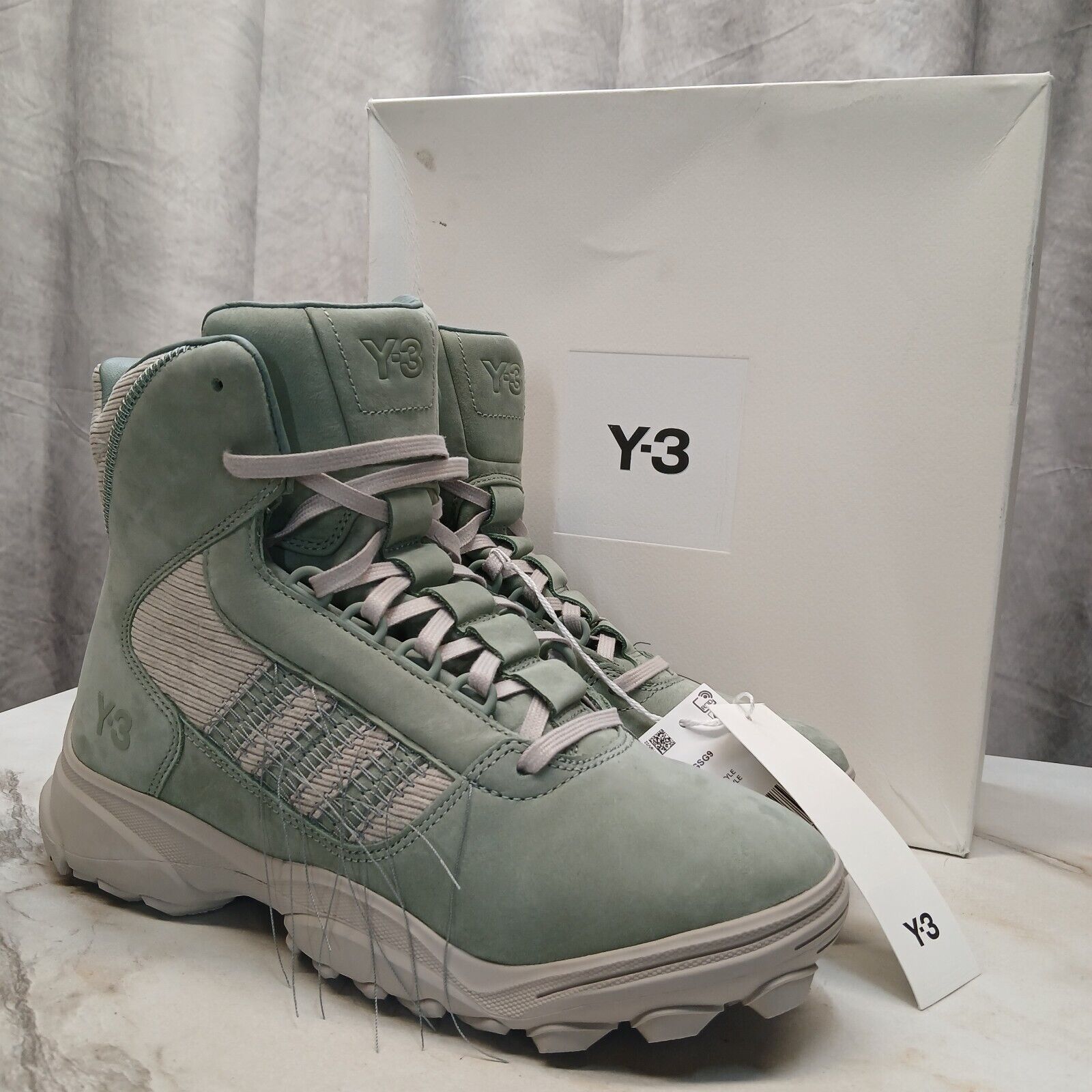 Adidas Y-3 GSG9 Yoji Yamamoto Boot Black Leather Men's Size Adidas Y-3 GSG9 Yoji Yamamoto Boot Black Leather Men's Size