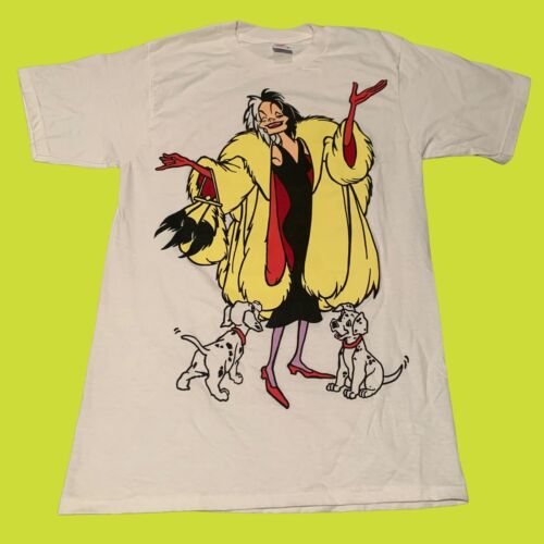 Vintage Disney 101 Dalmatians Cruella de Vil T-Shirt S/M | eBay Vintage Disney 101 Dalmatians Cruella de Vil T-Shirt S/M | eBay