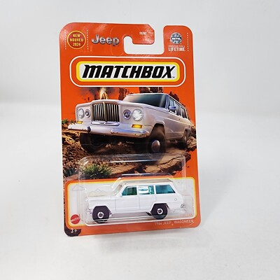 1964 Jeep Wagoneer #38 * WHITE * 2024 Matchbox Basic Case L