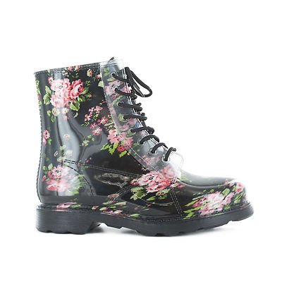 Ausgefallene Gummistiefelette MARTHA AJS Blackfox  