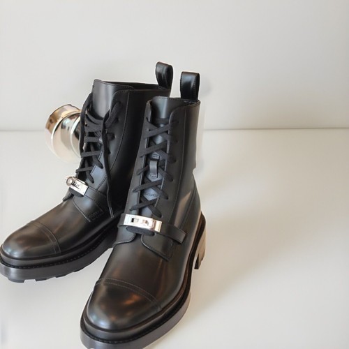 HERMES エルメス ブーツ 黒 EU37(23.5cm位) 4103525L0019 名東】【HERMES】エルメス サンジェルマン ショートブーツ