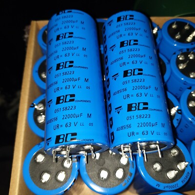 2PCS NEW 22000uF 63V BC VISHAY 051 LONG LIFE HI END CAPS FOR AUDIO !!