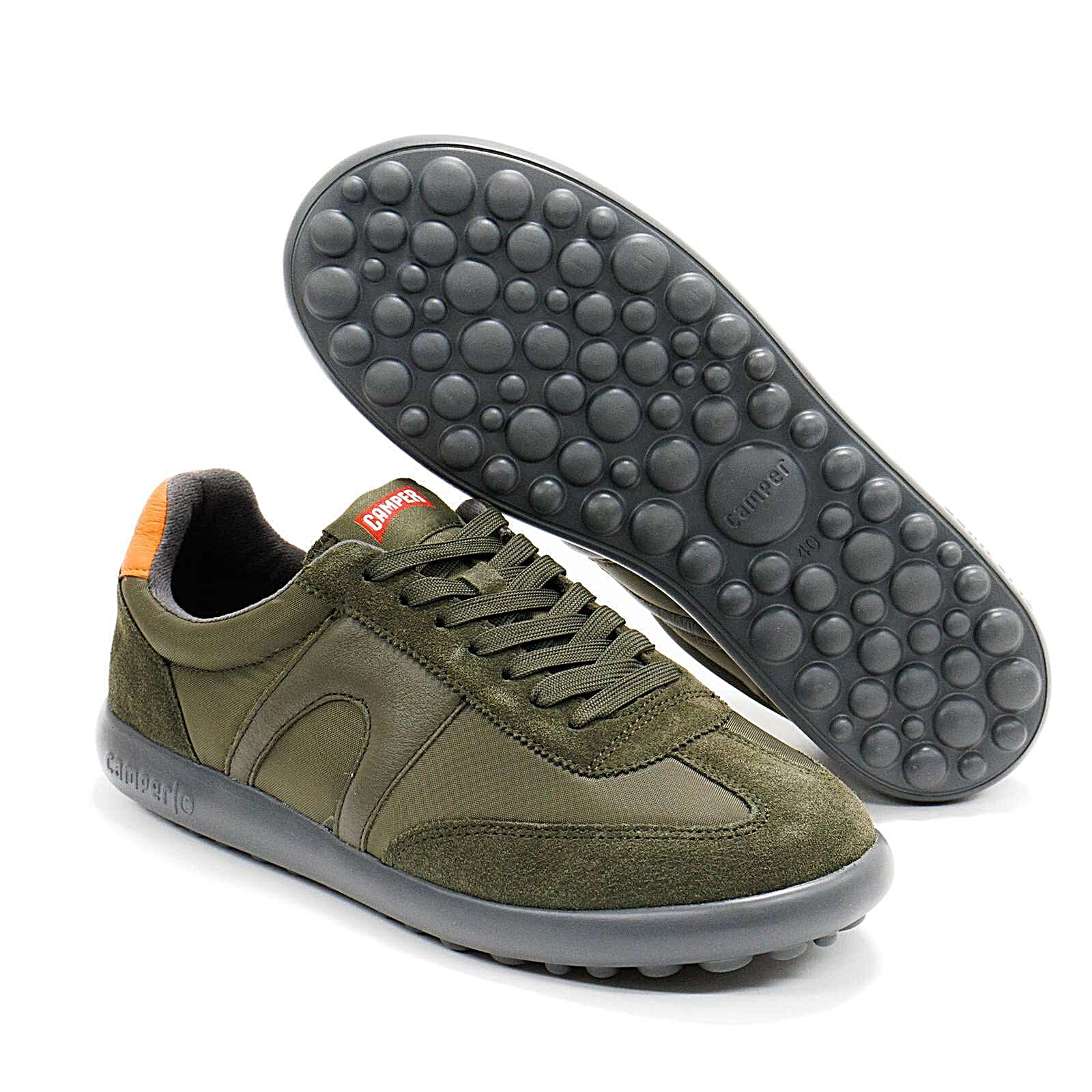 Men Camper Pelotas XLF Green Sneakers Suede Trainers Camper