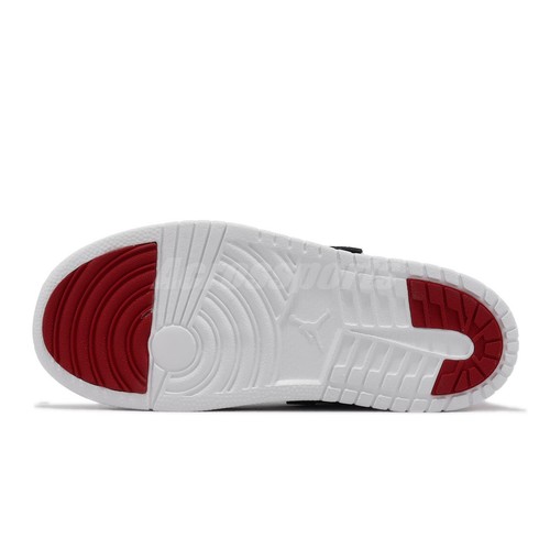 

Nike Sky Jordan 1 PS Black Varsity Red Kids Дошкольная повседневная обувь BQ7197-016, Черный, Sky Jordan 1 Ps