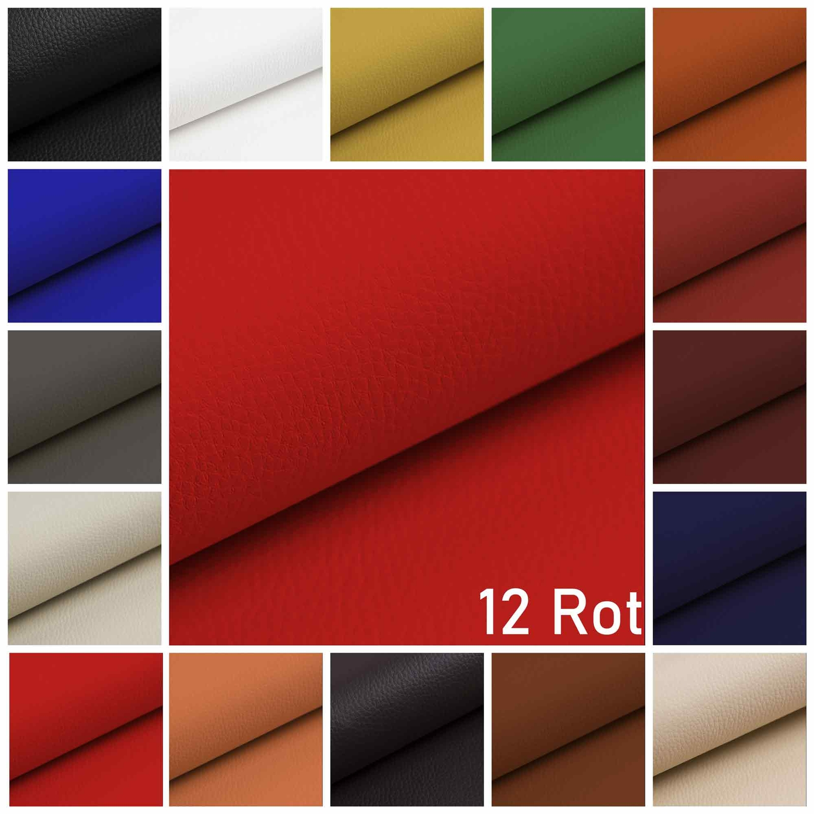 Bootsleder Boots Kunstleder Meterware Bootssitze Boot Steuerstuhl rot 1