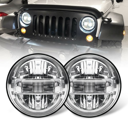 USヘッドライト ジープ・ラングラーJK TJ LJ Halo RGB 7 '' LED