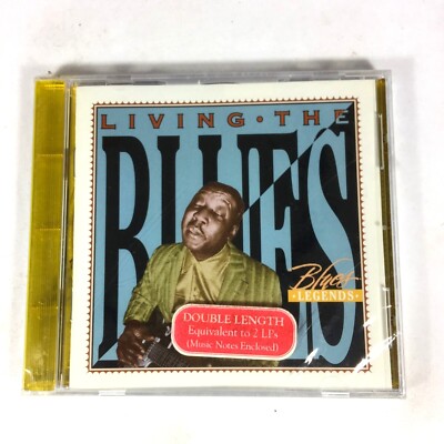 BLUES LEGENDS - LIVING THE BLUES - AUDIO CD - NEW - CASE HAS CRACK