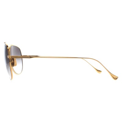 Pre-owned Dita Sunglasses Flight 004 7804 A Black Yellow Gold Dark Gray To Clear Gradient