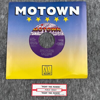 PUBLIC ENEMY Fight The Power / Flavor Flav Spike Lee 45 Motown MOT-1972 UNPLAYED