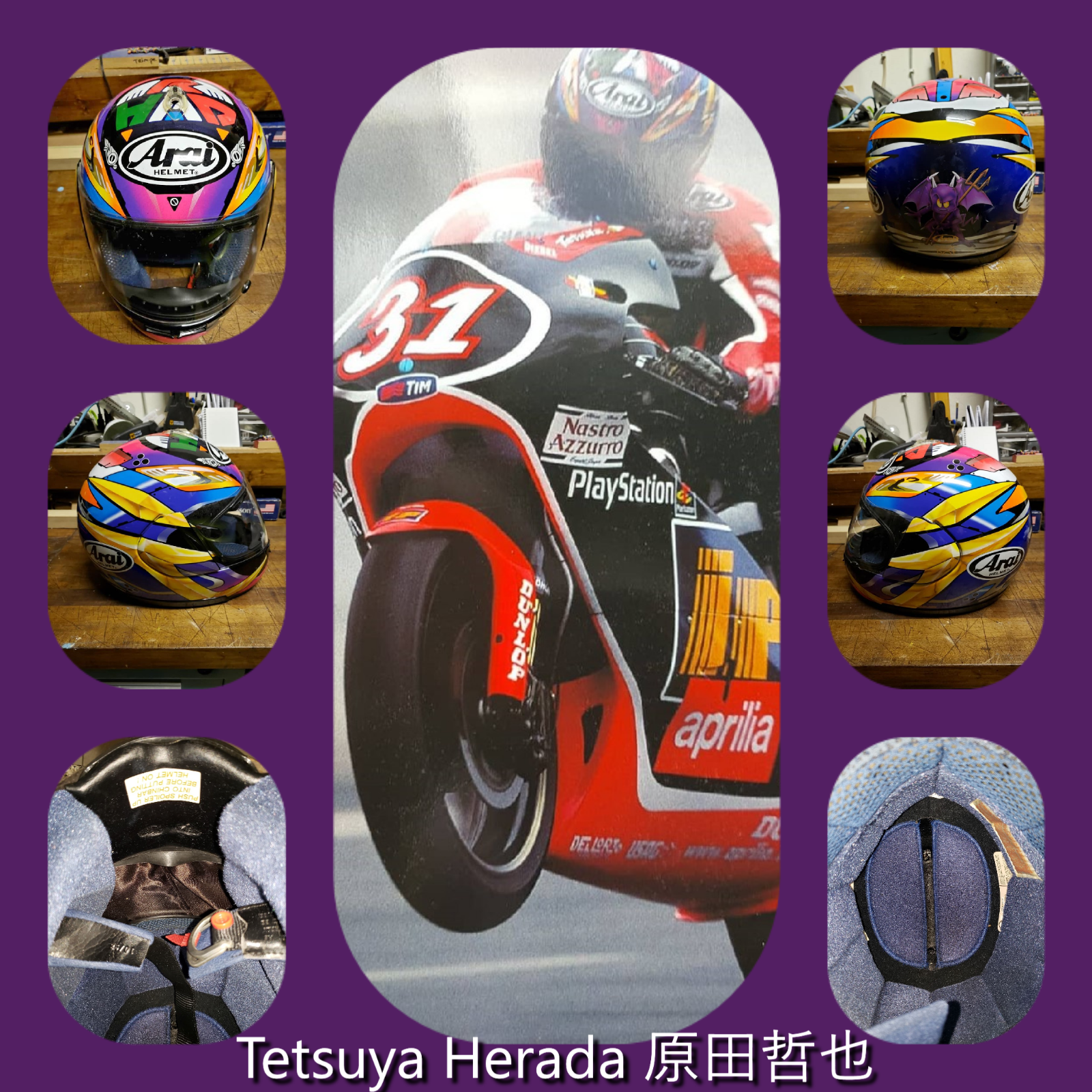 Arai Quantum E Tetsuya Harada 原田哲也 Rr Xl のebay公認海外通販 セカイモン