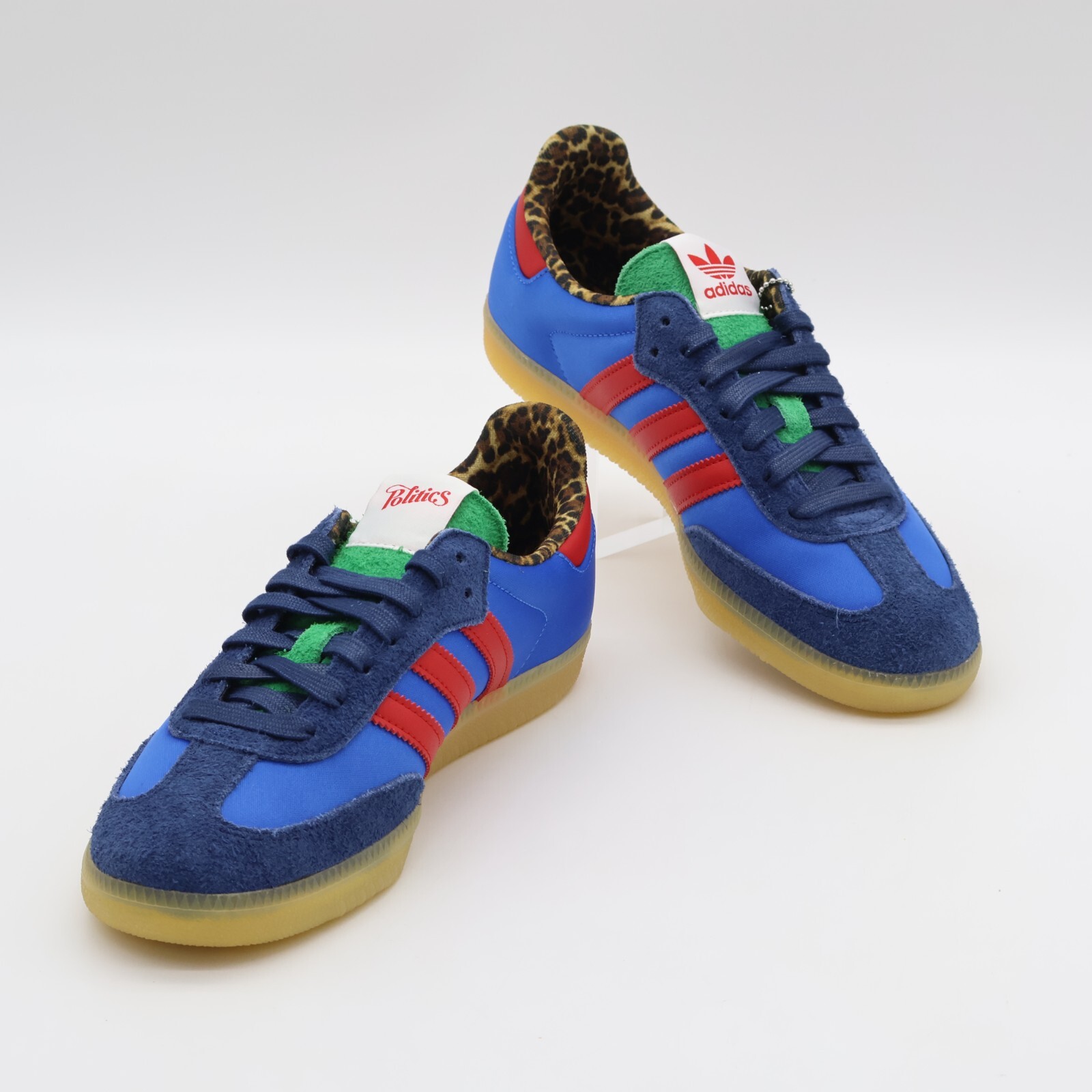 Pre-owned Adidas Originals Ie0173 Sneaker Politics  Consortium Samba Blue Bird (men's)
