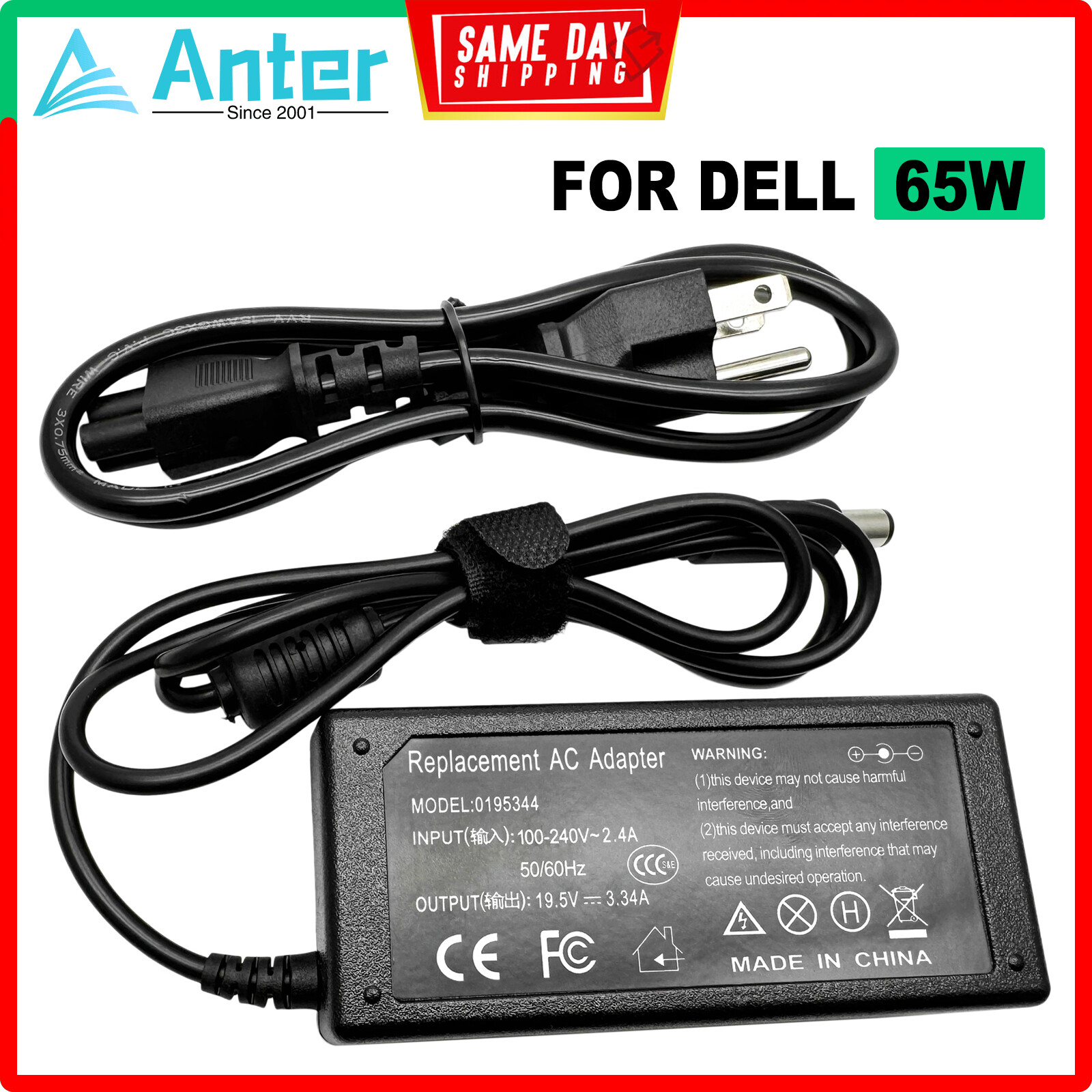 For Dell S Series S2415h S2415hb 23.8" Ips Led Monitor Power Supply