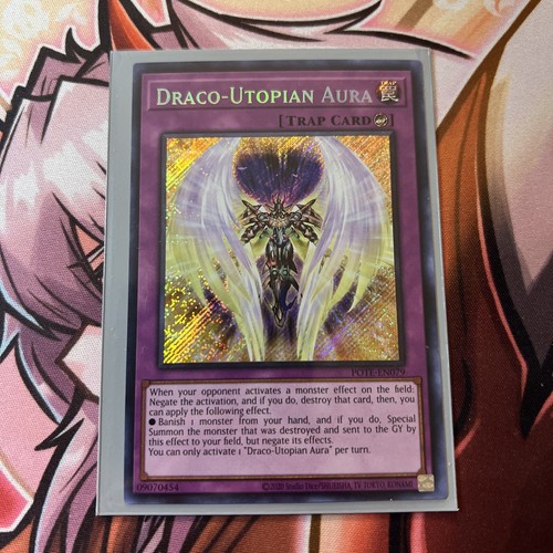 Yu-Gi-Oh! TCG Draco-Utopian Aura Power of the Elements POTE-EN079 1st Edition...