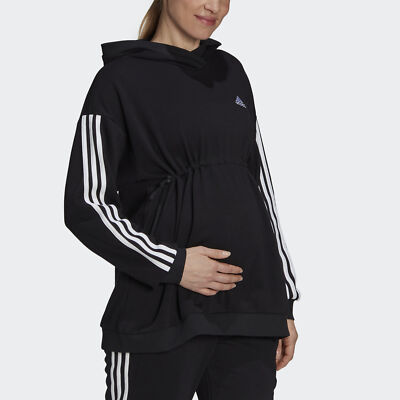 Худи из хлопка с тремя полосками adidas Essentials (для беременных) для женщин