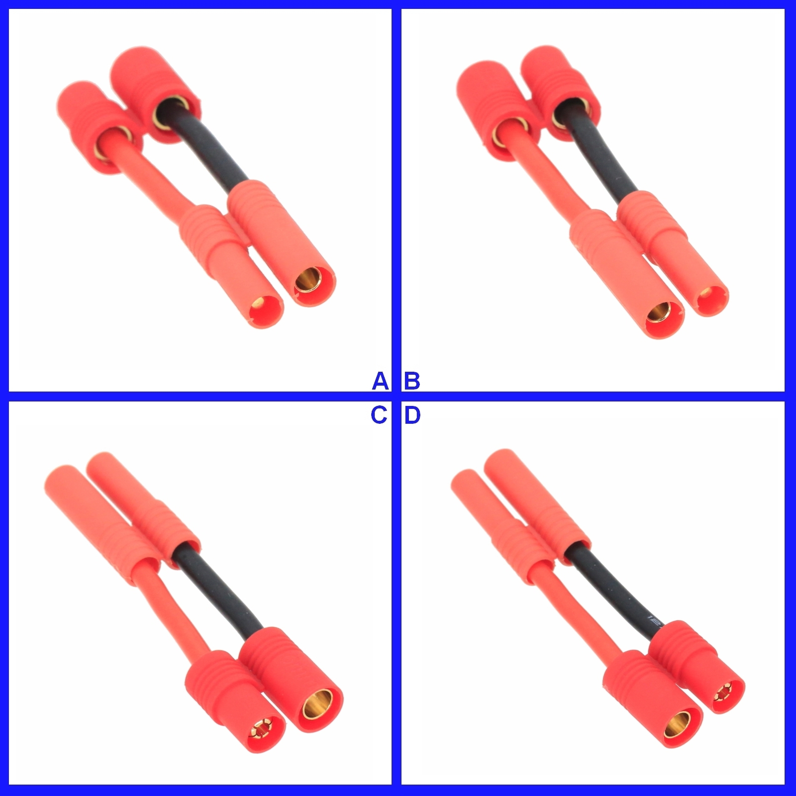 FEMALE MICRO TAMIYA CONNECTOR WITH 10CM 18AWG SILICONE WIRE - Foto 7