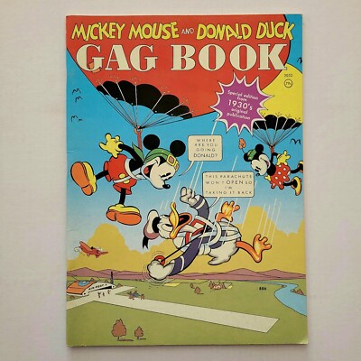 Walt Disney 1930s Color & Paint Book (Whitman 1975 Edition) HI-GRADE #2052 Clean