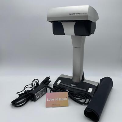 Fujitsu Scansnap SV600 Document Scanner w/Accessories Good Condition Working