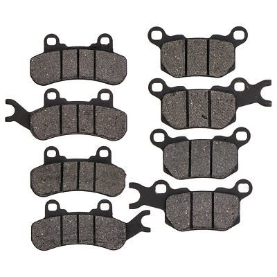 NICHE Brake Pad Kit for Can-Am Defender HD10 HD8 Max T Front Rear Semi-Metallic