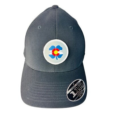 Black Clover Colorado Live Lucky Top Golf Black Flex Fit BC Hat 110 Cap Snap