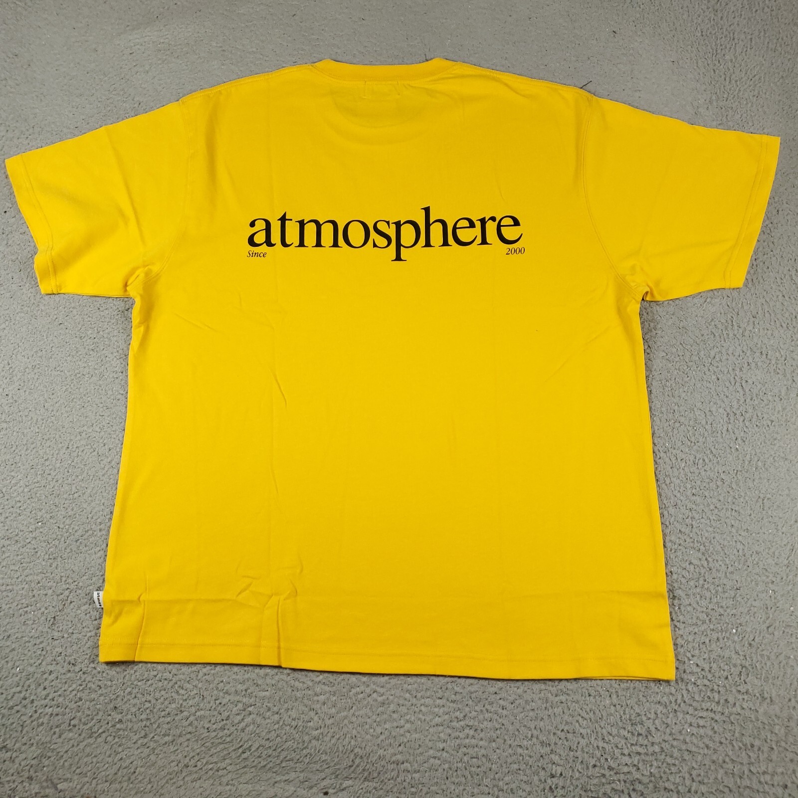 Atmos T Shirt Mens Size XL Yellow Atmosphere Japan Casual