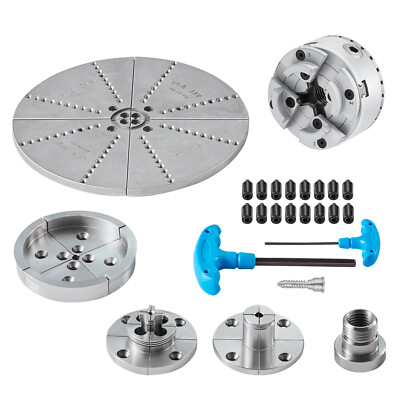 VEVOR Lathe Chuck 4-Jaw 3.75'' 5 Jaws KP965 Self-centering Tool Grinding Milling