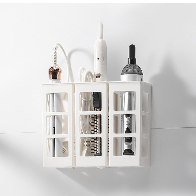 Hair Tool Organizer Wall Mount Hair Tool Holder Hair Supply Storage Curling Wand