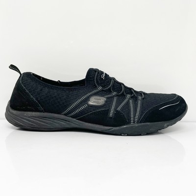 

Skechers Womens Memory Foam 59500S Черная повседневная обувь Кроссовки Размер 8.5, Черный, Memory Foam