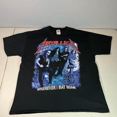 Vintage Metallica Wherever I May Roam Shirt- XL Embroidered