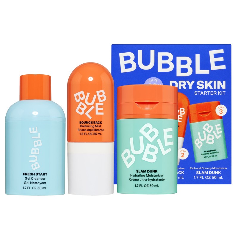 3-Step Hydrating Routine Bundle, for Normal to Dry Skin, Unisex