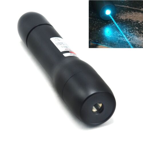 488nm Waterproof Focusable Dot Cyan-Blue Laser Pointer 488T-60 Flashlight Torch