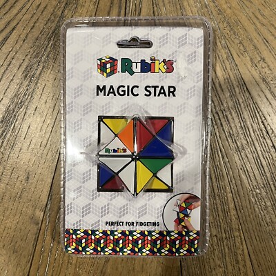 Rubiks Cube Magic Star  Puzzle Solving Mind Game Brain Teaser Fidget Toy NEW