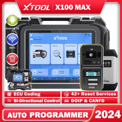 2024 XTOOL X100 MAX K-y Programming Scanner Auto Topology Diagnostic Scan Tool