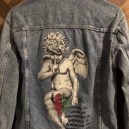 Young Thug Denim Cherub YSL Limited Release H&M jacket Mens Young Thug Denim Cherub YSL Limited Release H&M jacket Mens