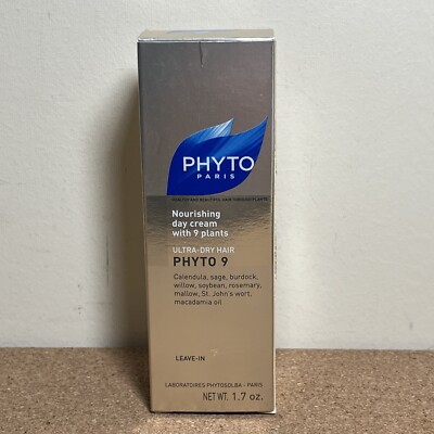 BRAND NEW! PHYTO 9 Nourishing Day Cream with 9 Plants for Ultra-Dry Hair-1.7 oz