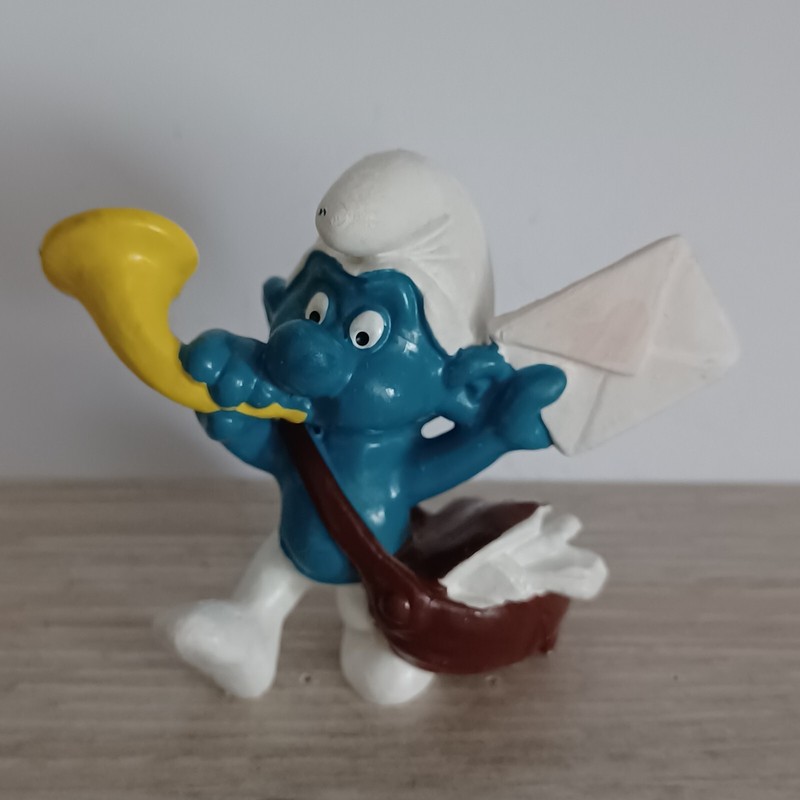 Schtroumpf Schleich: 20031 Facteur / Lettre Avec Coeur Invisible 