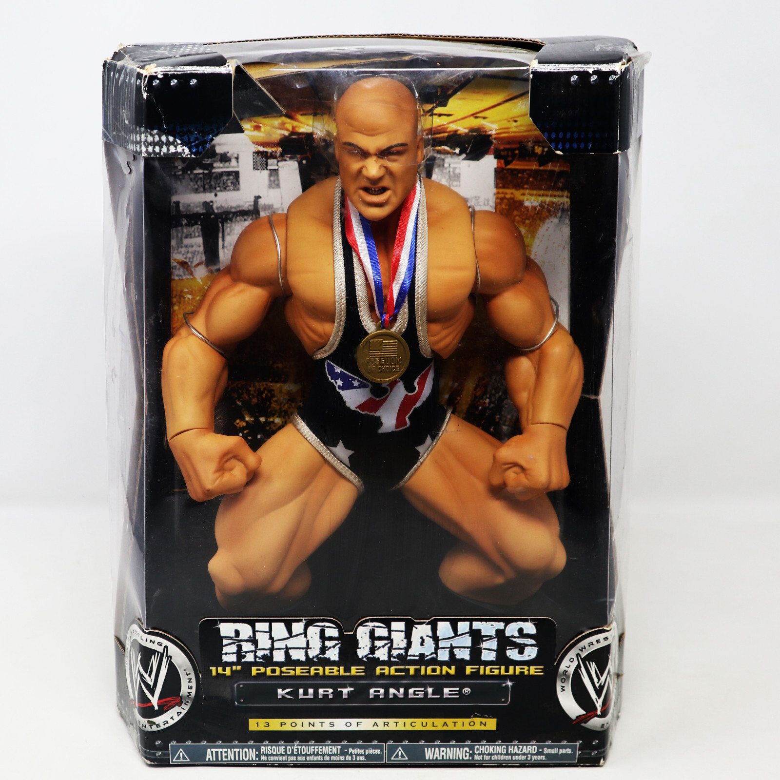 2006 JAKKS WWE RING GIANTS KURT ANGLE 14