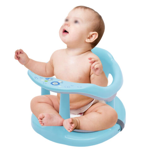 Baby Bath Tub Ring Seat With 4 Suction Cups- Green
