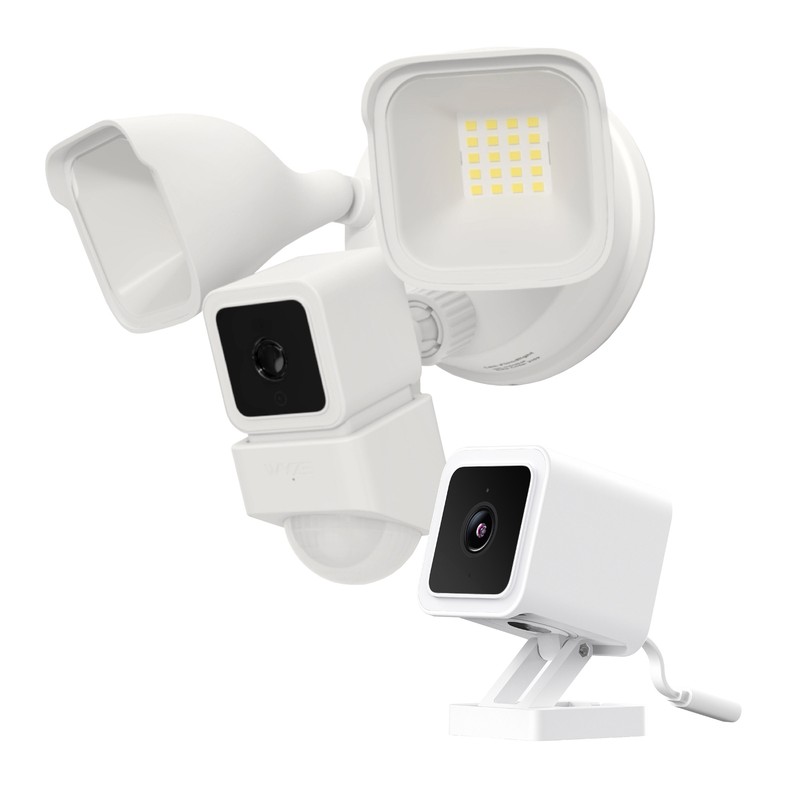 Wyze Floodlight Cam with Wyze Cam V3 Indoor/Outdoor Security Camera System