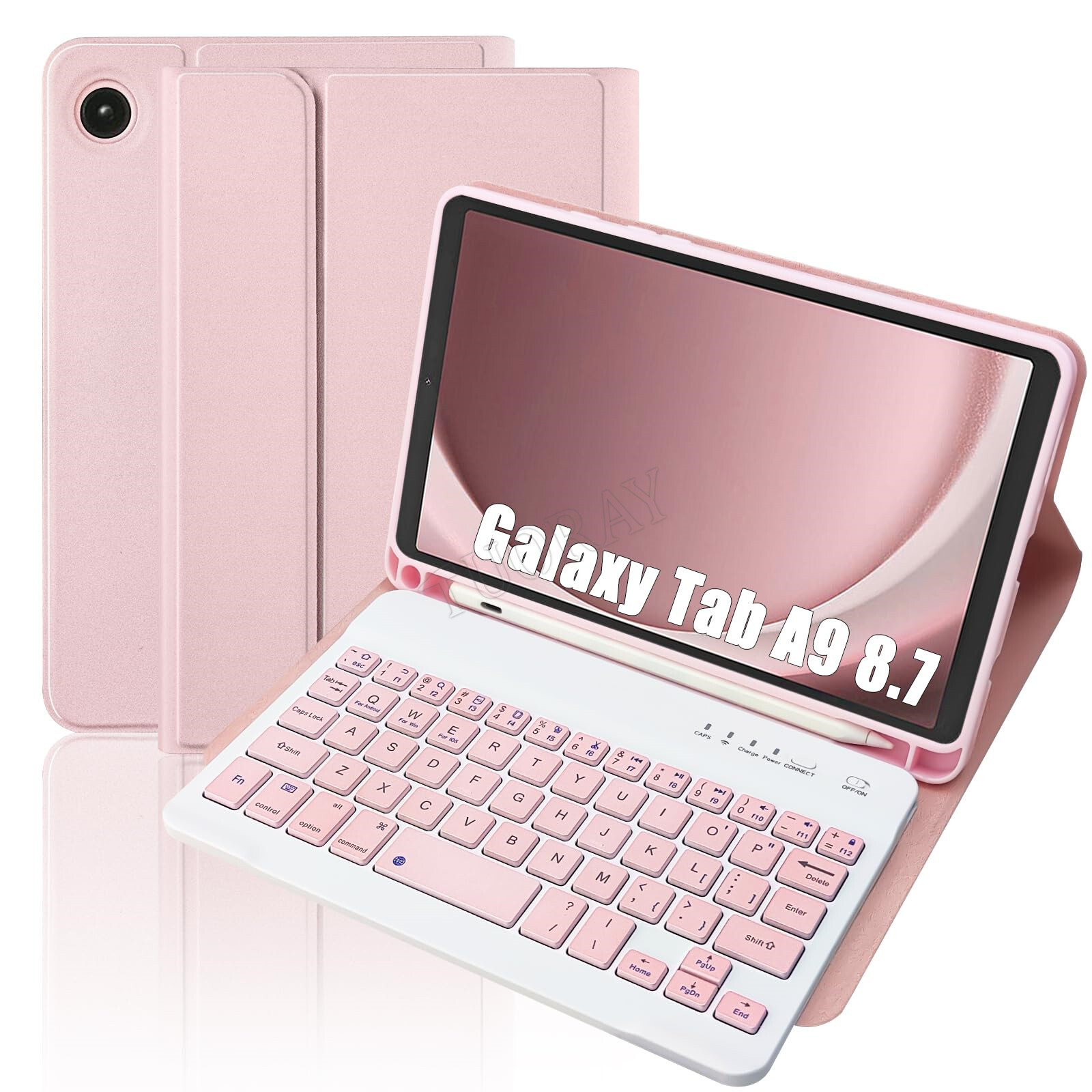 Tastaturhülle Für Samsung Galaxy Tab A 8.0 (2019) – Leicht, Magnetisch, Mit Abnehmbarer Tastatur