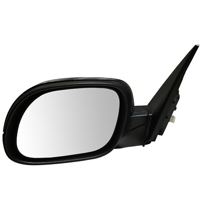 Power Side View Door Mirror Black Smooth Left Driver Side For 2014-2022 Kia Soul