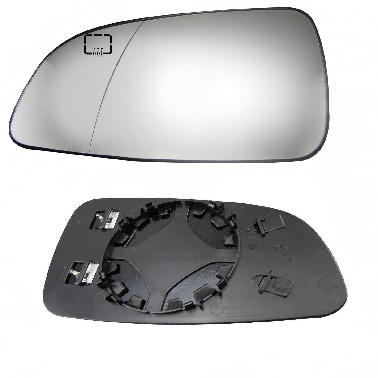 Left Side Wing Door Mirror Heated Glass For Opel Vauxhall Astra H 2004