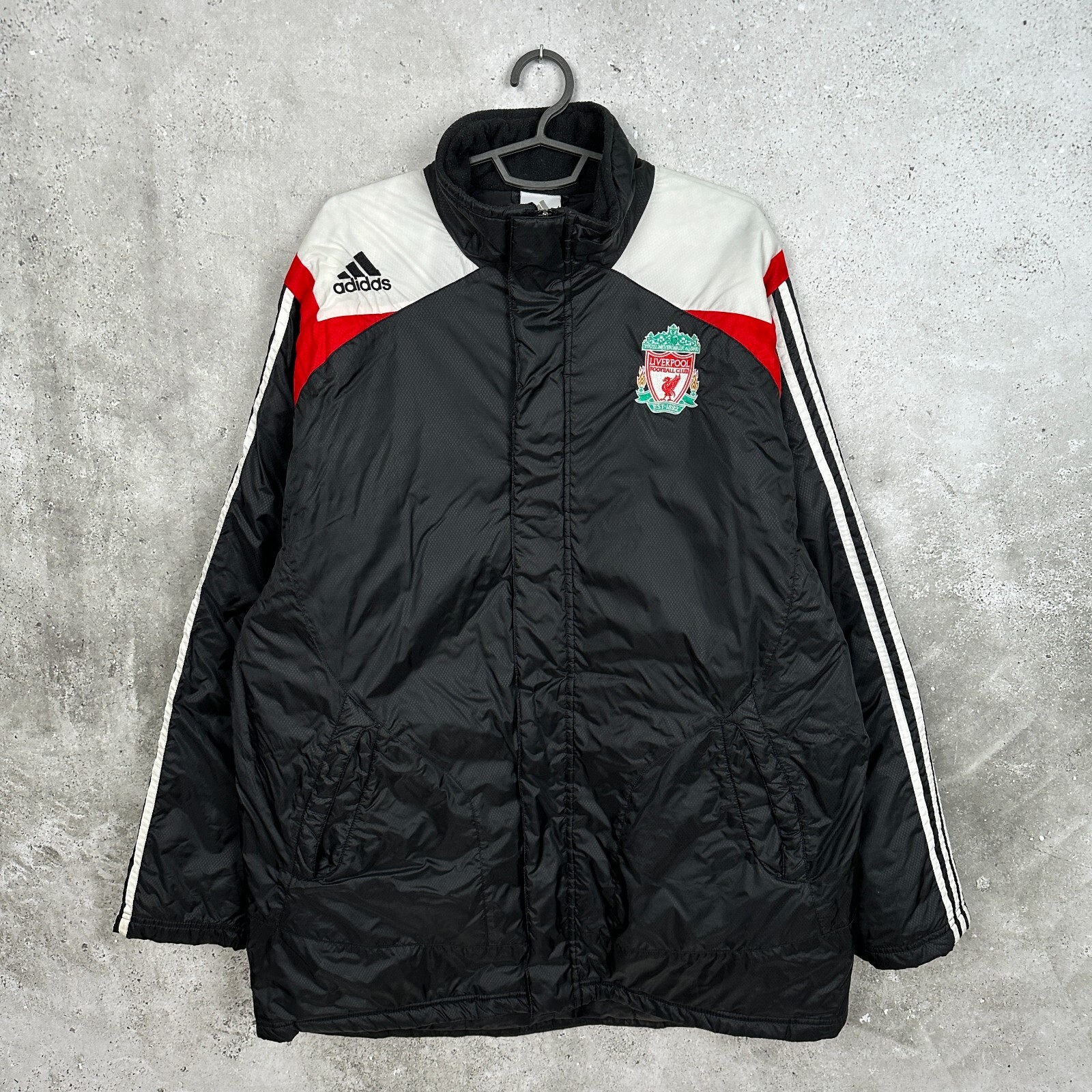 LIVERPOOL 2007 2008 TRAINING FOOTBALL JACKET ADIDAS TRACK